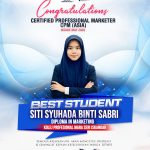 Best Student CPM (ASIA) – Siti Syuhada binti sabri